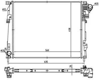 Теплообменник NRF 53966