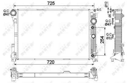 Теплообменник NRF 53968