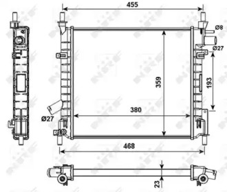 Теплообменник NRF 53989