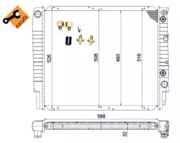 Теплообменник NRF 53998