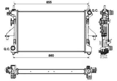 Теплообменник NRF 54204