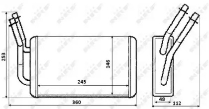 Теплообменник NRF 54230