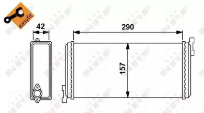 Теплообменник NRF 54240