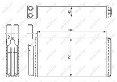 Теплообменник NRF 54243