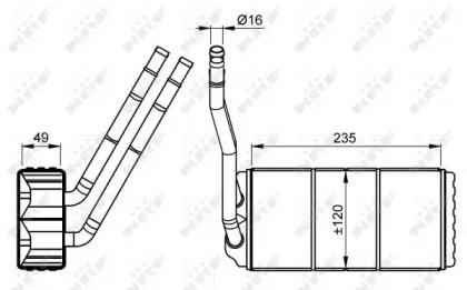 Теплообменник NRF 54264