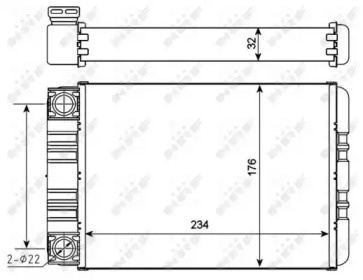 Теплообменник NRF 54274