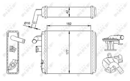 Теплообменник NRF 54282