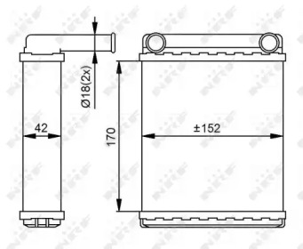 Теплообменник NRF 54306