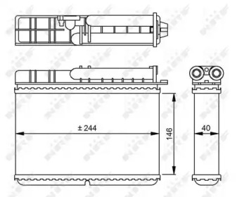 Теплообменник NRF 54307