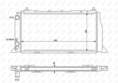 Теплообменник NRF 54603