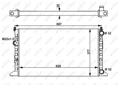 Теплообменник NRF 54657