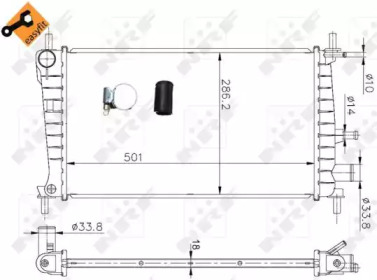 Теплообменник NRF 54666