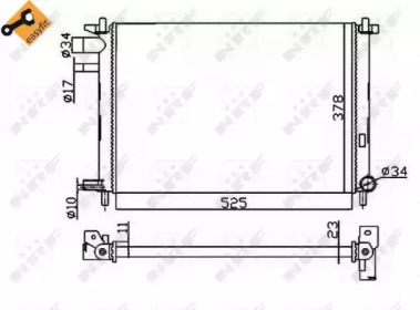 Теплообменник NRF 54667