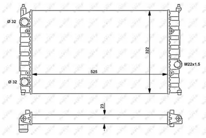 Теплообменник NRF 54707