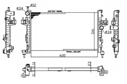 Теплообменник NRF 54753A