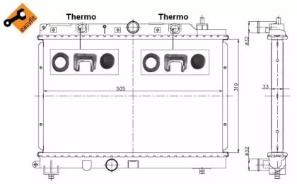 Теплообменник NRF 55305