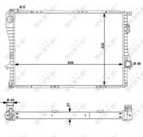 Теплообменник NRF 55323