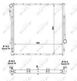 Теплообменник NRF 55328