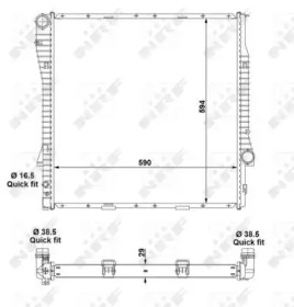 Теплообменник NRF 55329