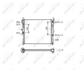 Теплообменник NRF 55336