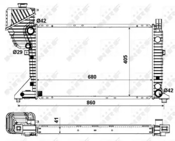 Теплообменник NRF 55348