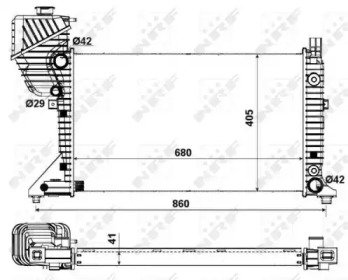 Теплообменник NRF 55349A