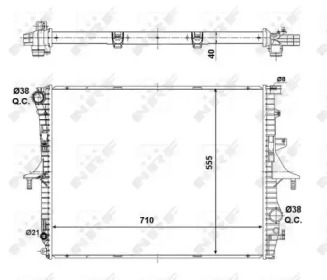 Теплообменник NRF 56124