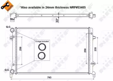 Теплообменник NRF 56153