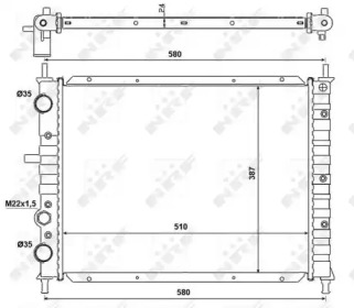 Теплообменник NRF 58013