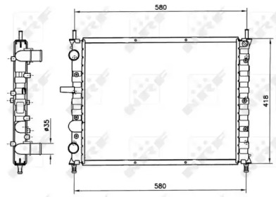 Теплообменник NRF 58017