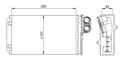 Теплообменник NRF 58062