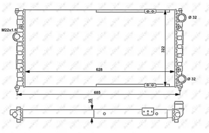 Теплообменник NRF 58095