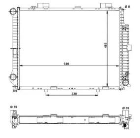 Теплообменник NRF 58098