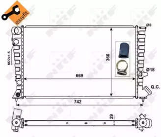 Теплообменник NRF 58101