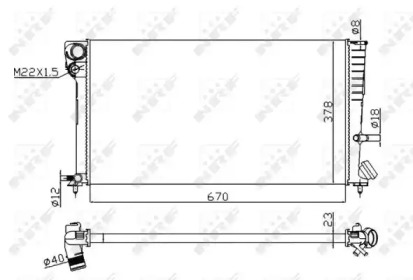 Теплообменник NRF 58101A