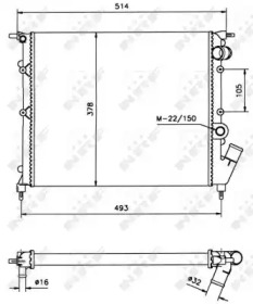 Теплообменник NRF 58105