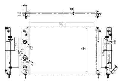 Теплообменник NRF 58106A