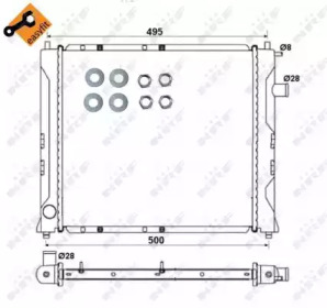 Теплообменник NRF 58107