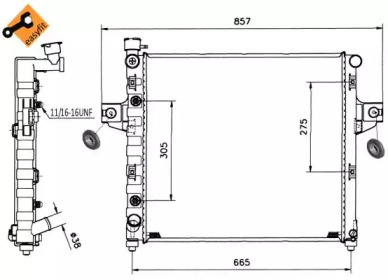 Теплообменник NRF 58112