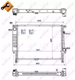 Теплообменник NRF 58117