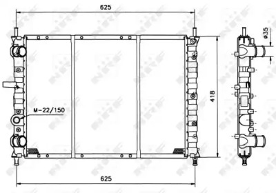 Теплообменник NRF 58122