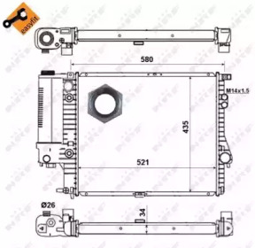 Теплообменник NRF 58165