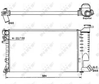 Теплообменник NRF 58183