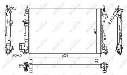 Теплообменник NRF 58203A