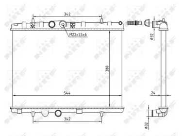 Теплообменник NRF 58226A