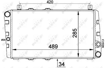 Теплообменник NRF 58250