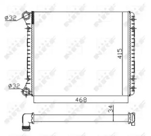 Теплообменник NRF 58258A