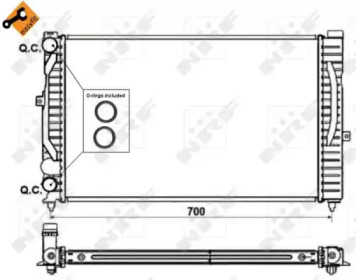 Теплообменник NRF 58259