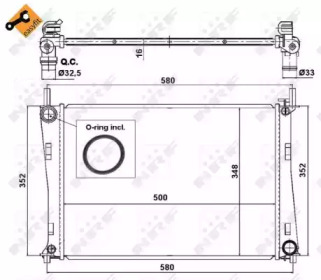 Теплообменник NRF 58274