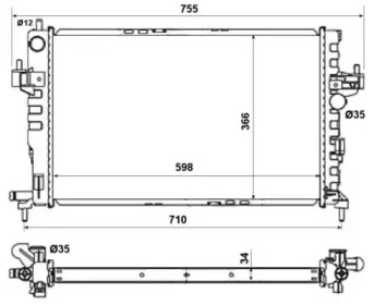 Теплообменник NRF 58282